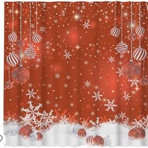 Christmas Shower Curtain new without tags. Curtain only. Beautiful